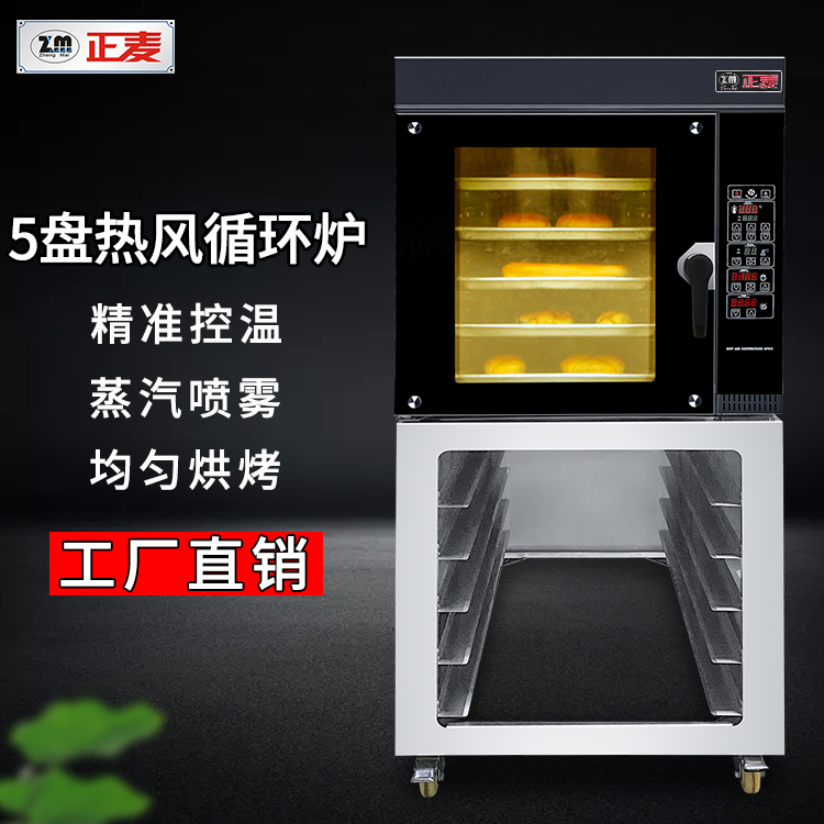广州大发国际5盘热风循环炉家用电烤炉